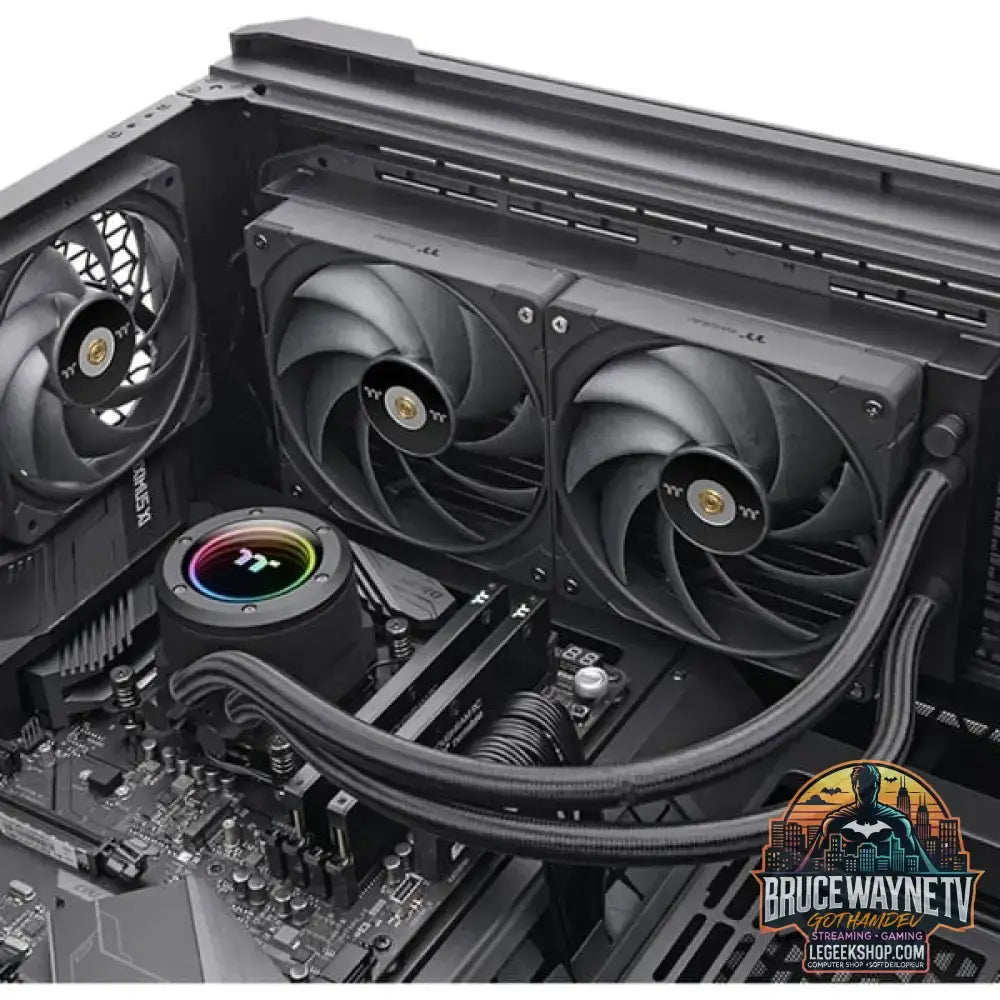 Thermaltake TOUGHLIQUID 280 EX Pro ARGB Sync AIO Liquid Cooler 280mm, Wasserkühlung schwarz - Thermaltake - vue 6