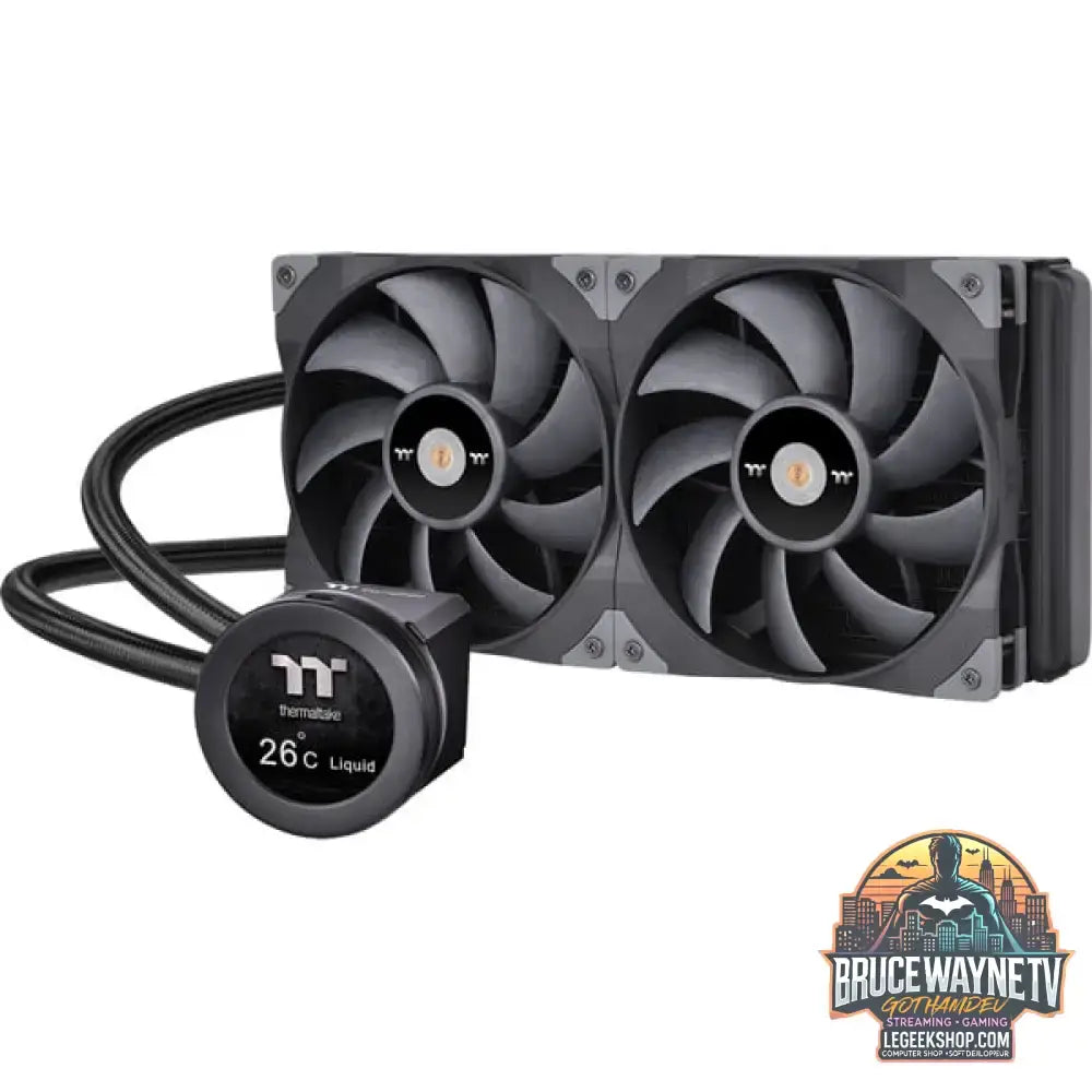 Thermaltake TOUGHLIQUID Ultra 280 AIO Liquid Cooler 280mm, Wasserkühlung schwarz - Thermaltake - vue 2