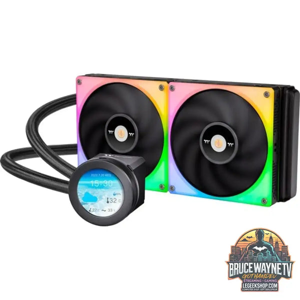 Thermaltake TOUGHLIQUID Ultra 280 RGB AIO Liquid Cooler 280mm, Wasserkühlung schwarz - Thermaltake