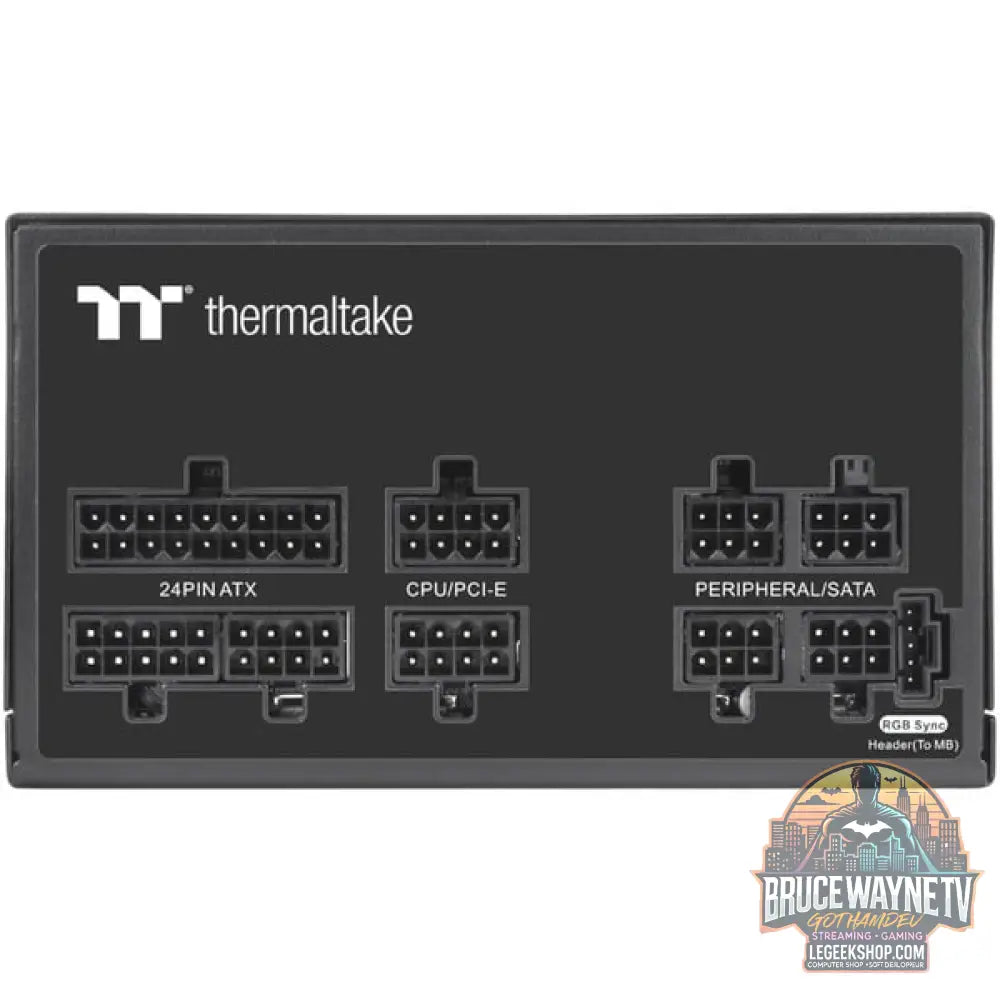 Thermaltake Toughpower GF1 ARGB 650W, alimentation PC - Thermaltake - vue 8
