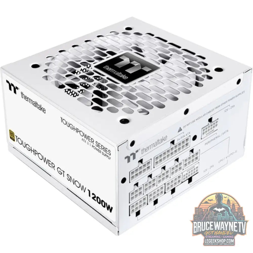 Thermaltake Toughpower GT Snow 1200W, alimentation PC - Thermaltake - vue 2