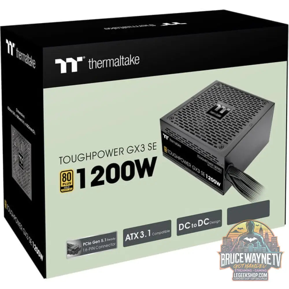 Thermaltake Toughpower GX3 SE 1000W, alimentation PC - Thermaltake - vue 7