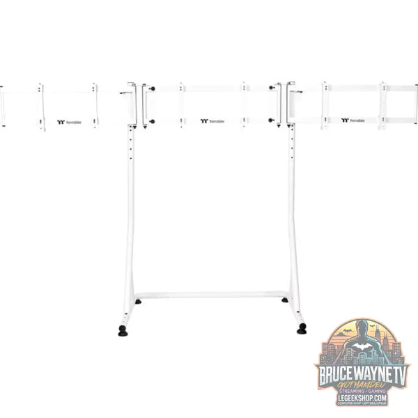Thermaltake Triple Monitor Stand Pro Snow, support moniteur - Thermaltake