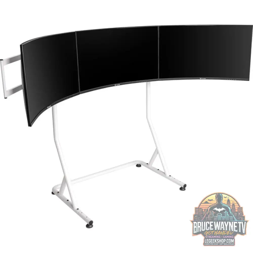 Thermaltake Triple Monitor Stand Pro Snow, support moniteur - Thermaltake - vue 8