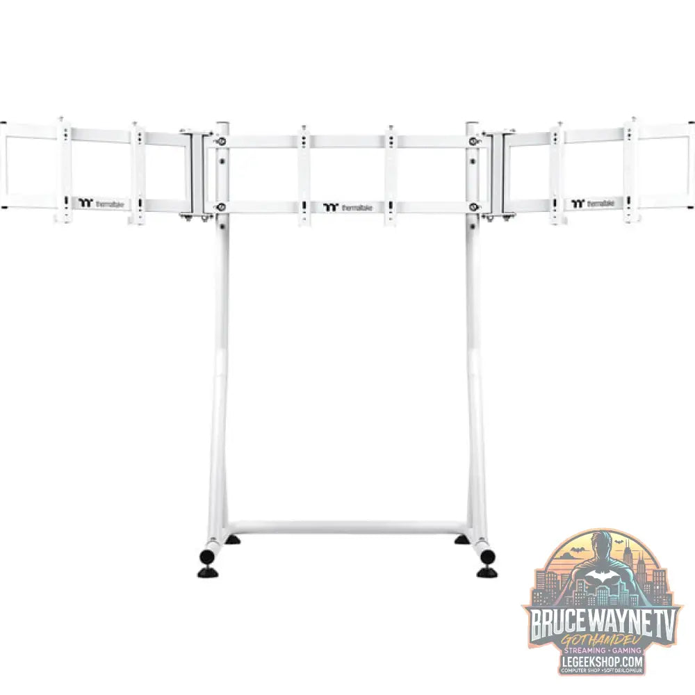 Thermaltake Triple Monitor Stand Snow, pour Racing Simulator Cockpit GR500, support moniteur - Thermaltake - vue 2