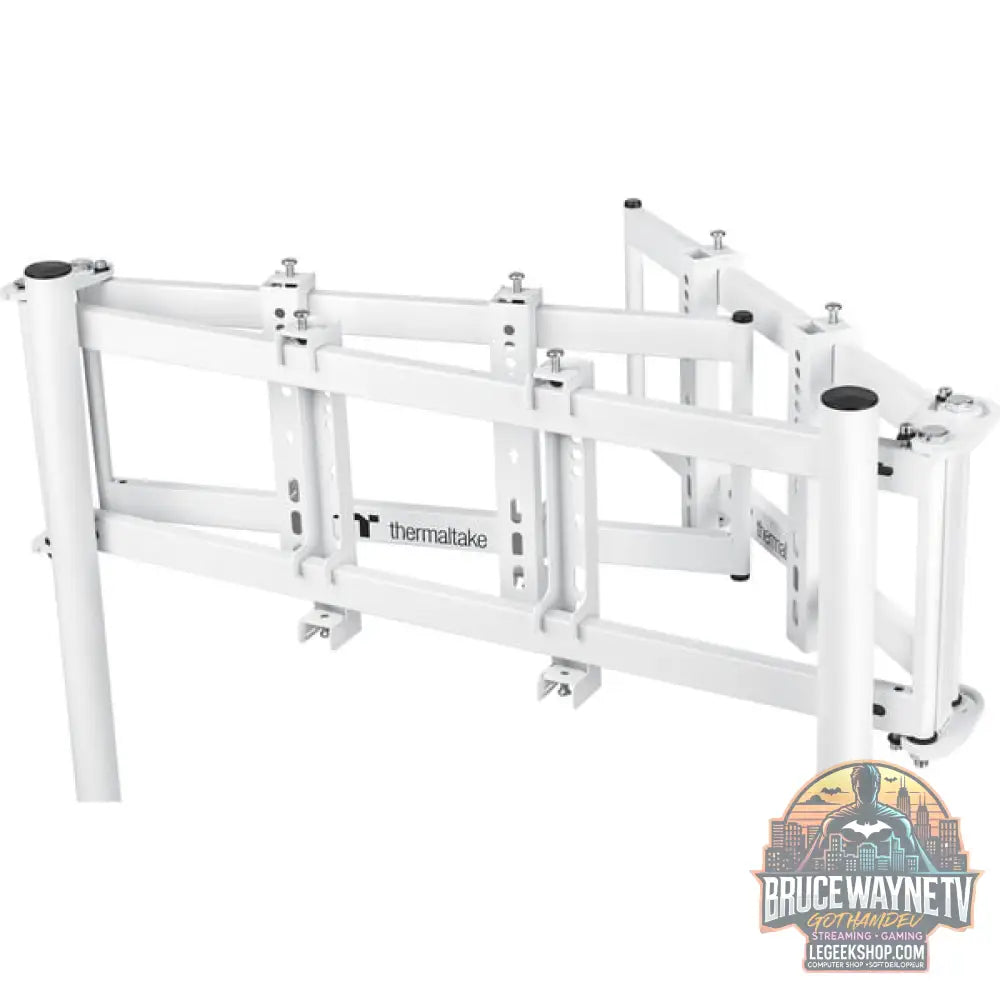 Thermaltake Triple Monitor Stand Snow, pour Racing Simulator Cockpit GR500, support moniteur - Thermaltake - vue 8