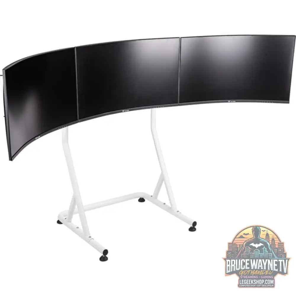 Thermaltake Triple Monitor Stand Snow, pour Racing Simulator Cockpit GR500, support moniteur - Thermaltake - vue 10