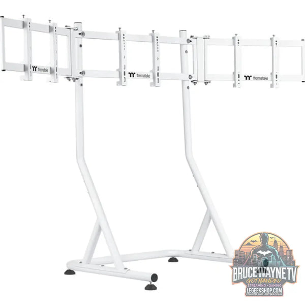 Thermaltake Triple Monitor Stand Snow, pour Racing Simulator Cockpit GR500, support moniteur - Thermaltake
