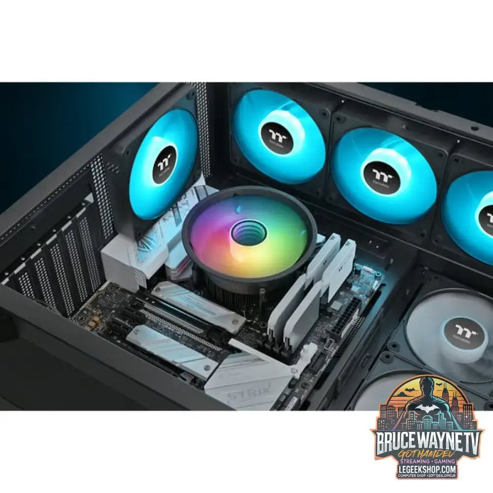 Thermaltake UX150 ARGB Lighting, CPU-Kühler schwarz, 130 mm - Thermaltake - vue 11