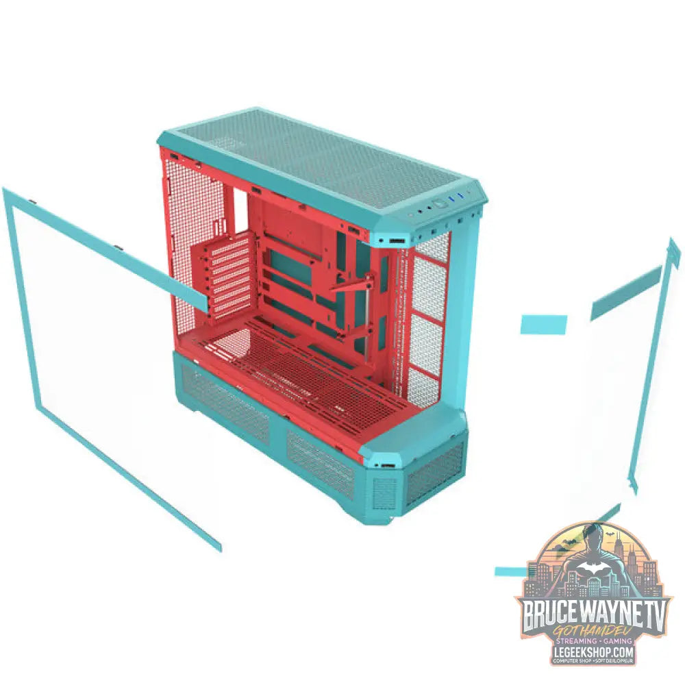 Thermaltake View 600 TG Mint Strawberry, Big-Tower-Gehäuse - Thermaltake - vue 21