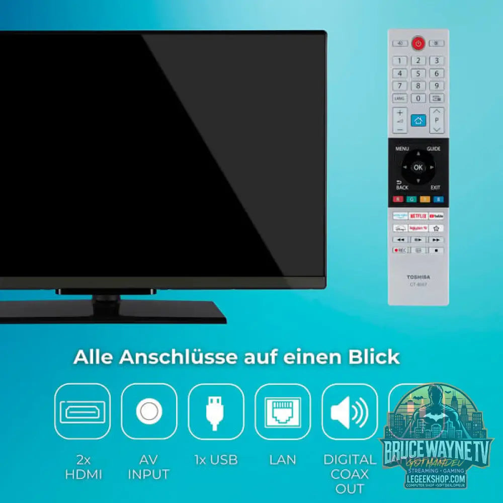 Toshiba 32LF3F63DAZ, LED-Fernseher - Toshiba - vue 4