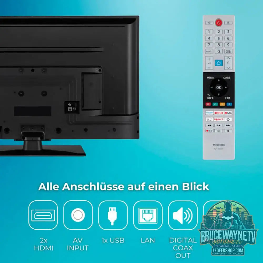 Toshiba 43LV3F63DA, LED-Fernseher - Toshiba - vue 4