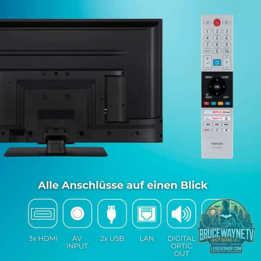Toshiba 43UV3463DA, LED-Fernseher - Toshiba - vue 4