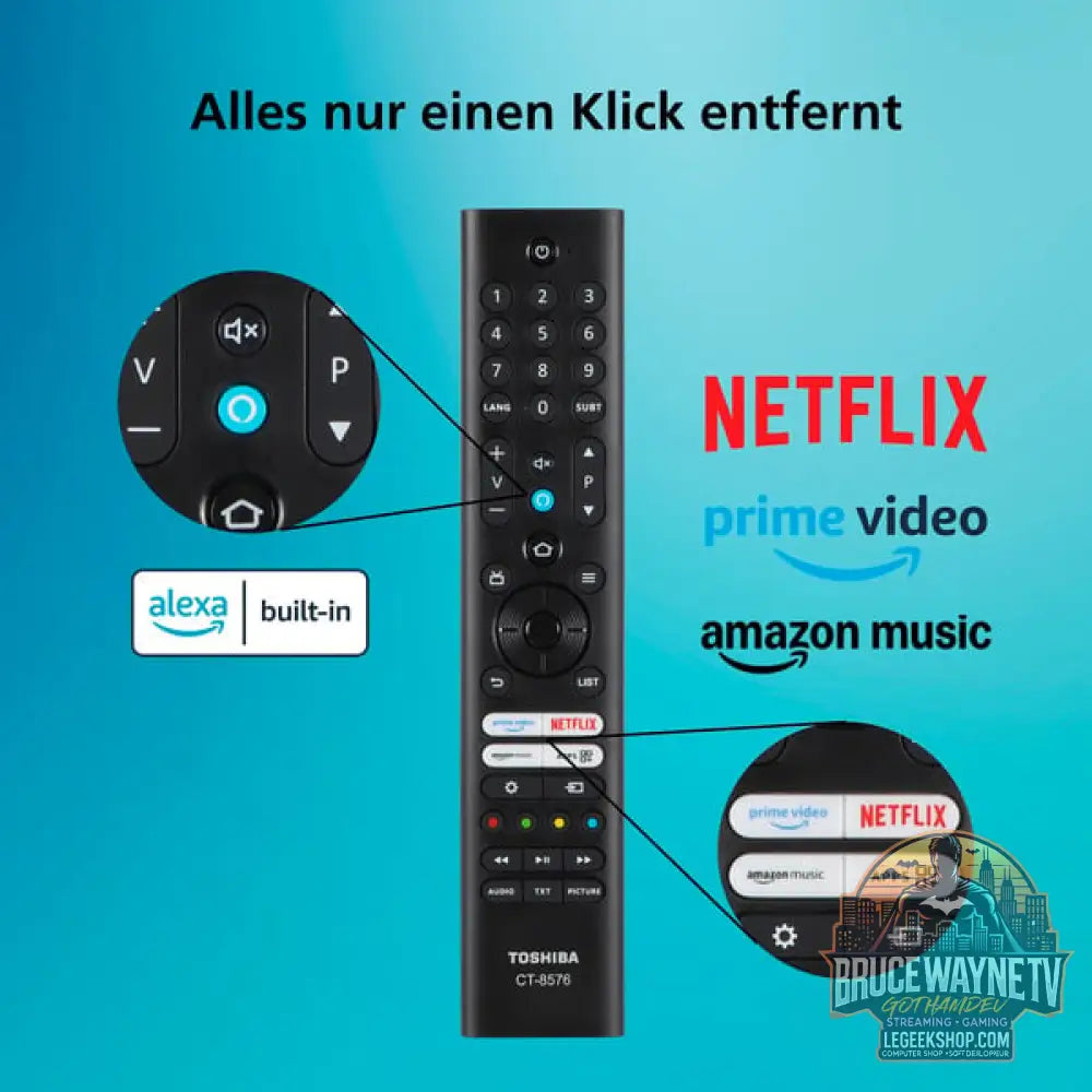 Toshiba 65UF3F63DAR, LED-Fernseher - Toshiba - vue 6