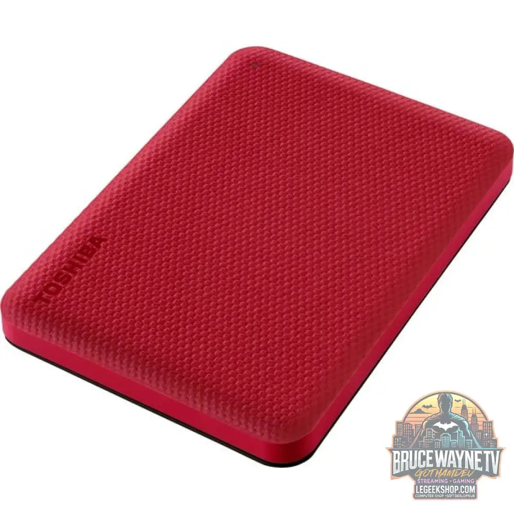 Toshiba Canvio Advance 2 TB, Externe Festplatte rouge, Micro-USB-B 3.2 Gen 1 (5 Gbit/s) - Toshiba - vue 4
