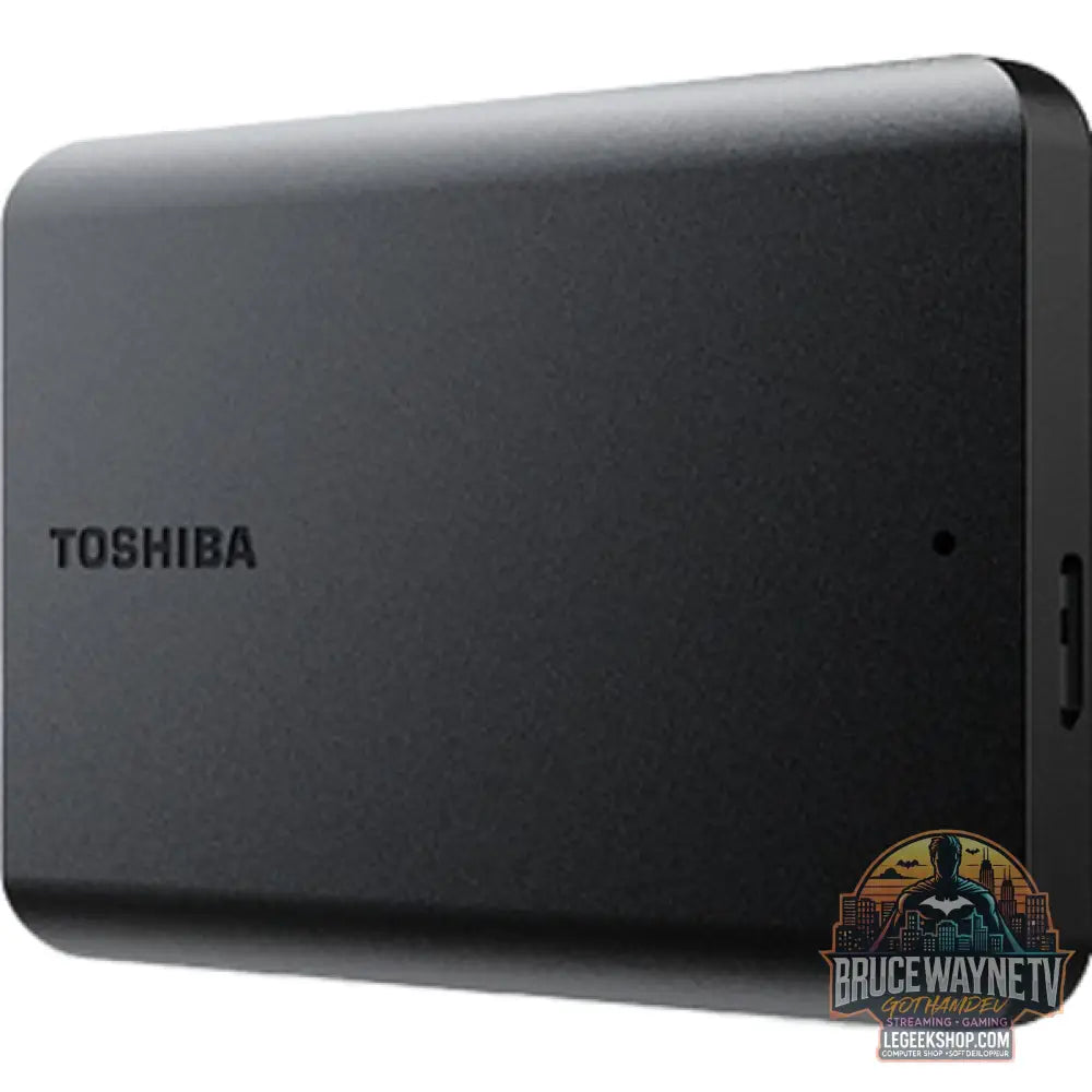 Toshiba Canvio Basics 2022 1 TB, Externe Festplatte noir, Micro-USB-B 3.2 Gen 1 (5 Gbit/s) - Toshiba - vue 3