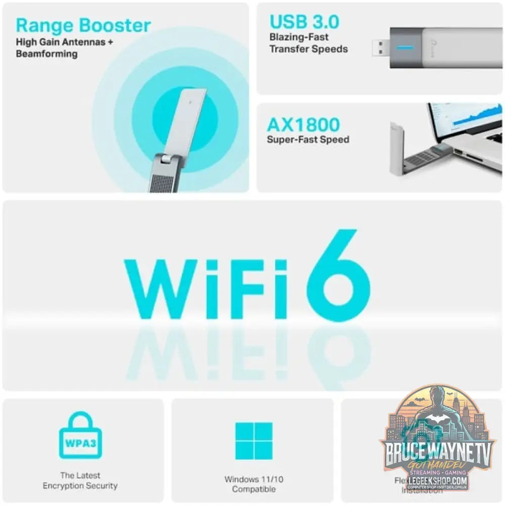 TP-Link Archer TX20UH, adaptateur Wi-Fi - TP-Link - vue 3