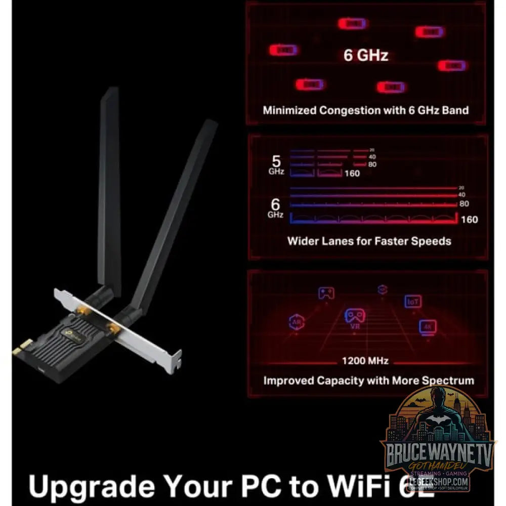 TP-Link Archer TXE72E, adaptateur Wi-Fi - TP-Link - vue 3