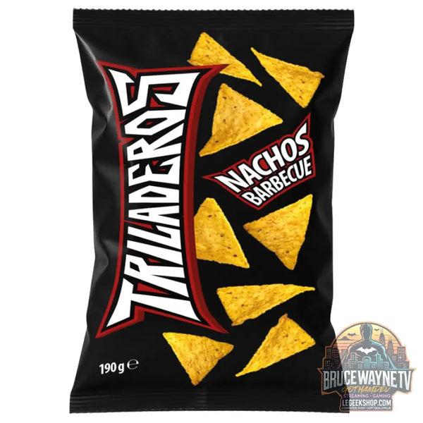 Triladeros Nachos BBQ nachos au barbecue de 190g (Paquet de 16) - Snacks & boissons importés