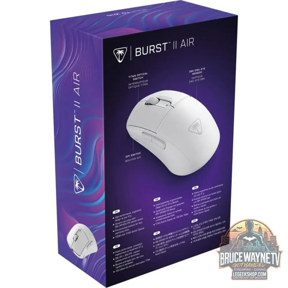 Turtle Beach Burst II Air, souris gaming - vue 7