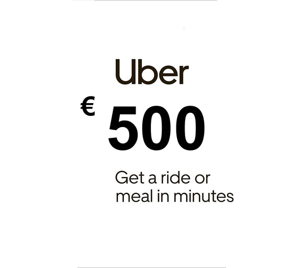 Uber EUR 500 Gift Card FR