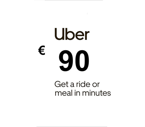 Uber EUR 90 Gift Card FR