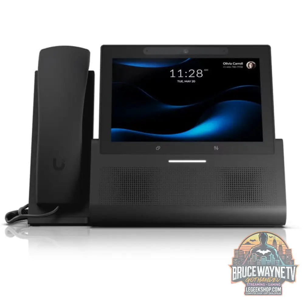 Ubiquiti UG3 Touch Enterprise, VoIP-Telefon anthrazit - Ubiquiti - vue 2