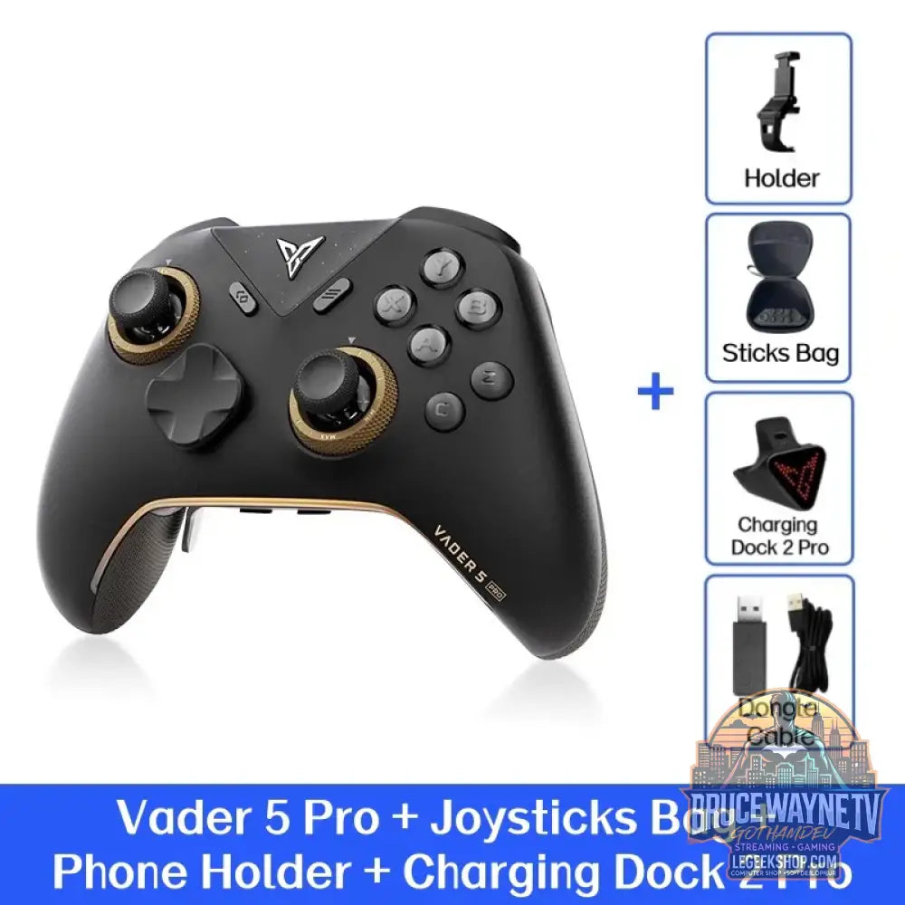 Version mondiale Flydigi Vader 5 Pro contrôleur de manette de jeu Bluetooth sans fil multi-plateforme pour PC NS2