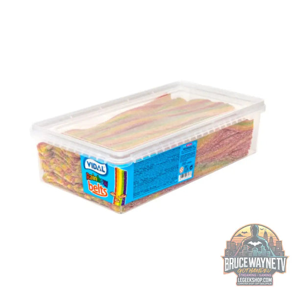 Vidal Rainbow Belts bonbons au goût de fruits (Paquet de 2kg) - Snacks & boissons importés