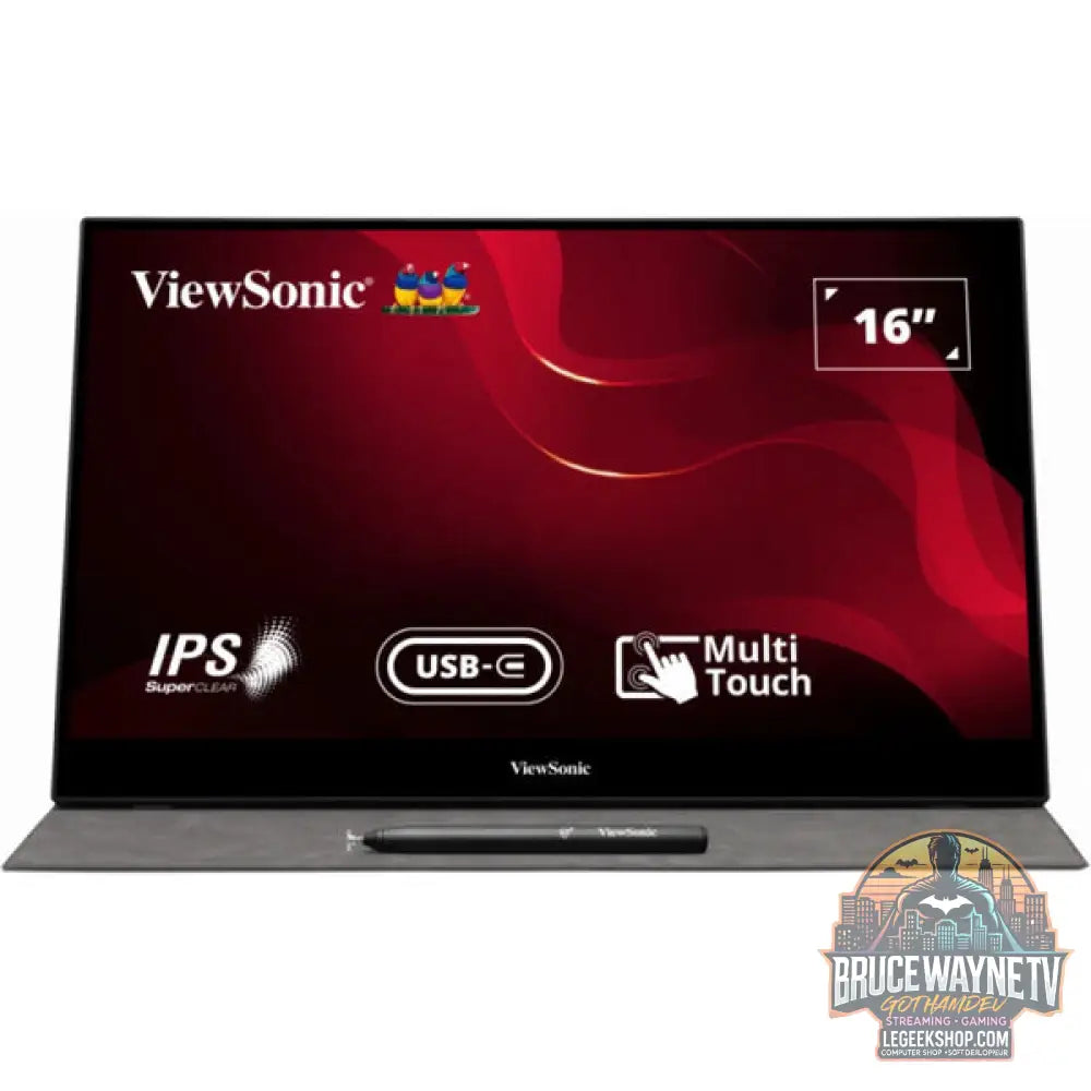 ViewSonic TD1655 15,6" Full HD IPS 60 Hz - ViewSonic - vue 2