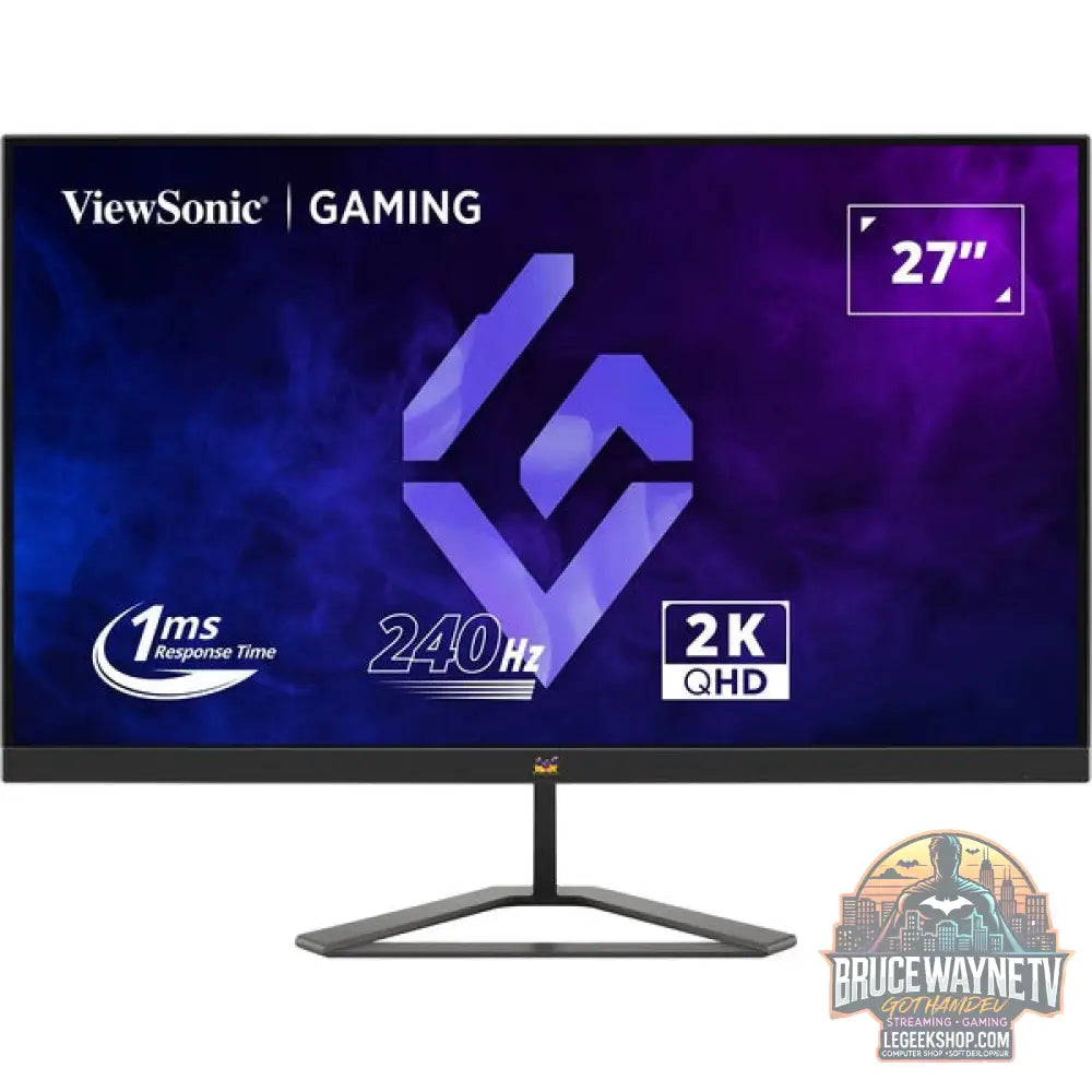 ViewSonic VX2758A-2K-PRO-3 27" QHD/WQHD IPS 240 Hz - ViewSonic - vue 3