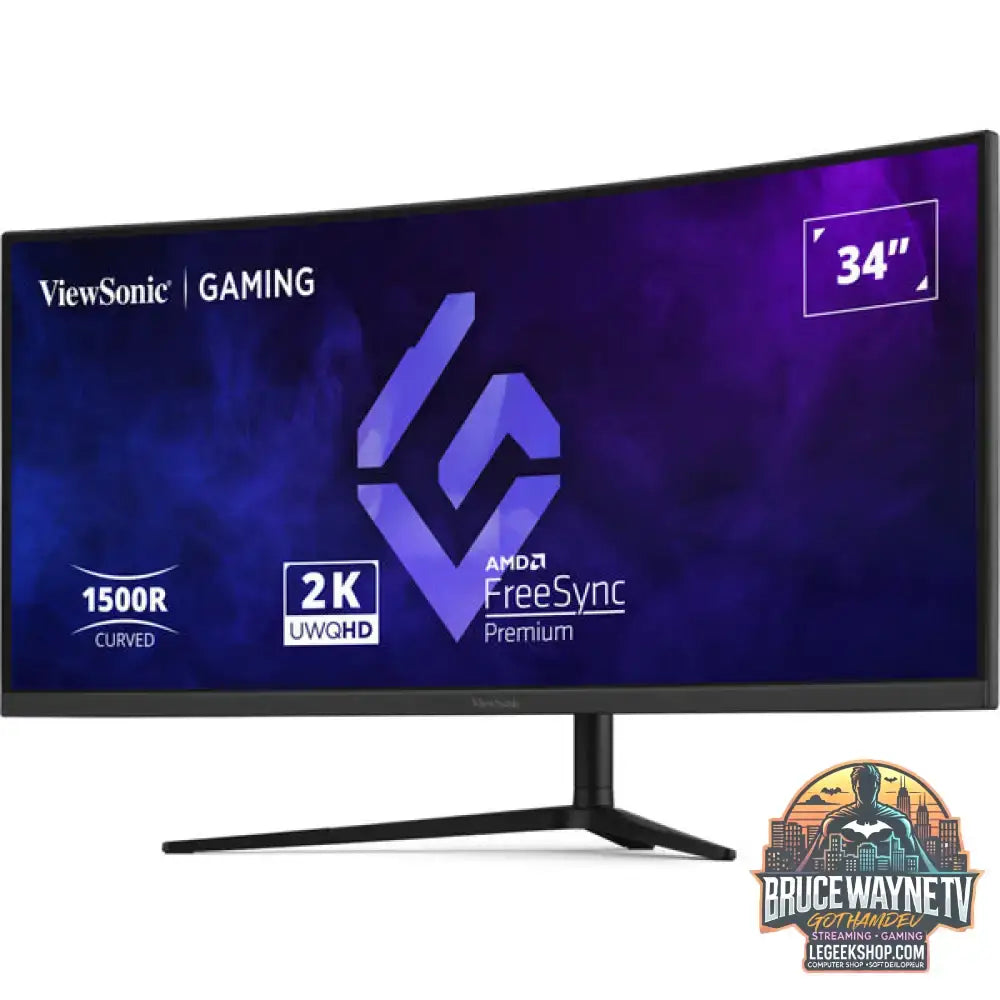 ViewSonic VX3418C-2K 34" QHD/WQHD VA 180 Hz - ViewSonic - vue 4
