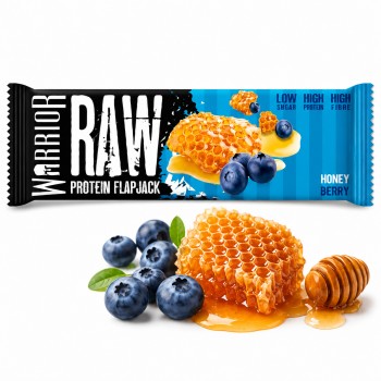 Warrior Raw Portein Oat bar Honey Berry 75 Gr x 12