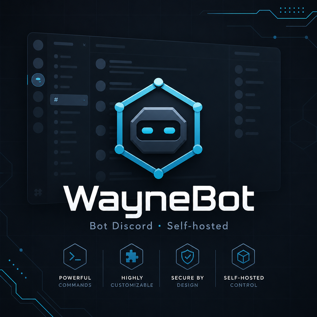 WayneBot — Bot Discord self-hosted