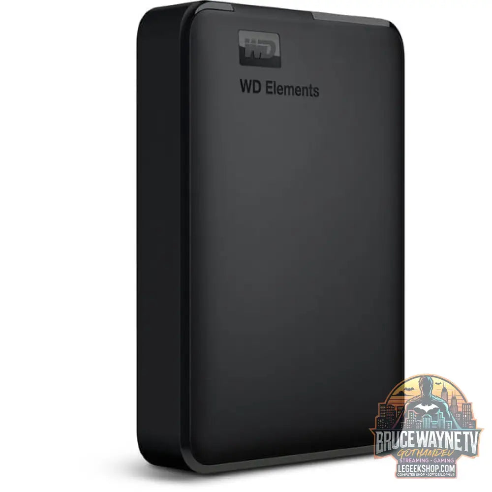 WD Elements Portable 5 TB, Externe Festplatte noir, Micro-USB-B 3.2 Gen 1 (5 Gbit/s) - WD - vue 2