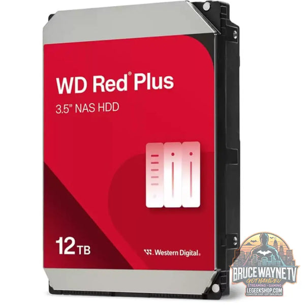 WD Red Plus NAS-Festplatte 12 TB SATA 6 Gb/s, 3,5", 24/7 - WD