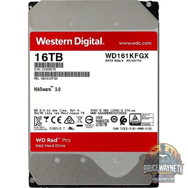 WD Red Pro 16 TB, Festplatte SATA 6 Gb/s, 3,5" - WD