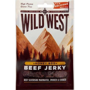 Wild West Beef Jerky Honey BBQ 25 Gr x 16