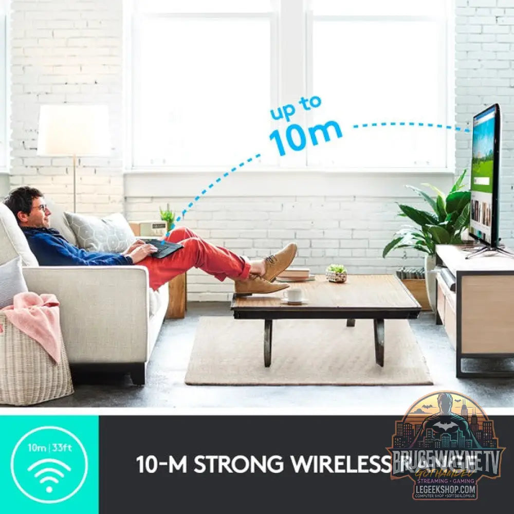 Wireless Touch Keyboard K400 Plus - Logitech - vue 4