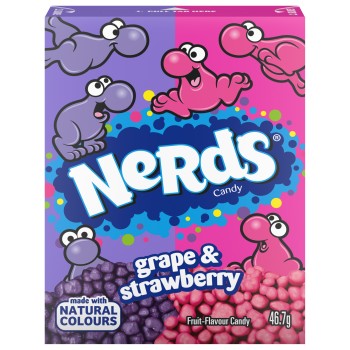 Wonka Nerds Fraise / Raisin 47 Gr x 36