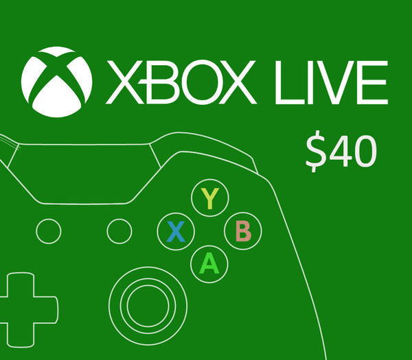 XBOX Live $40 Prepaid Card
