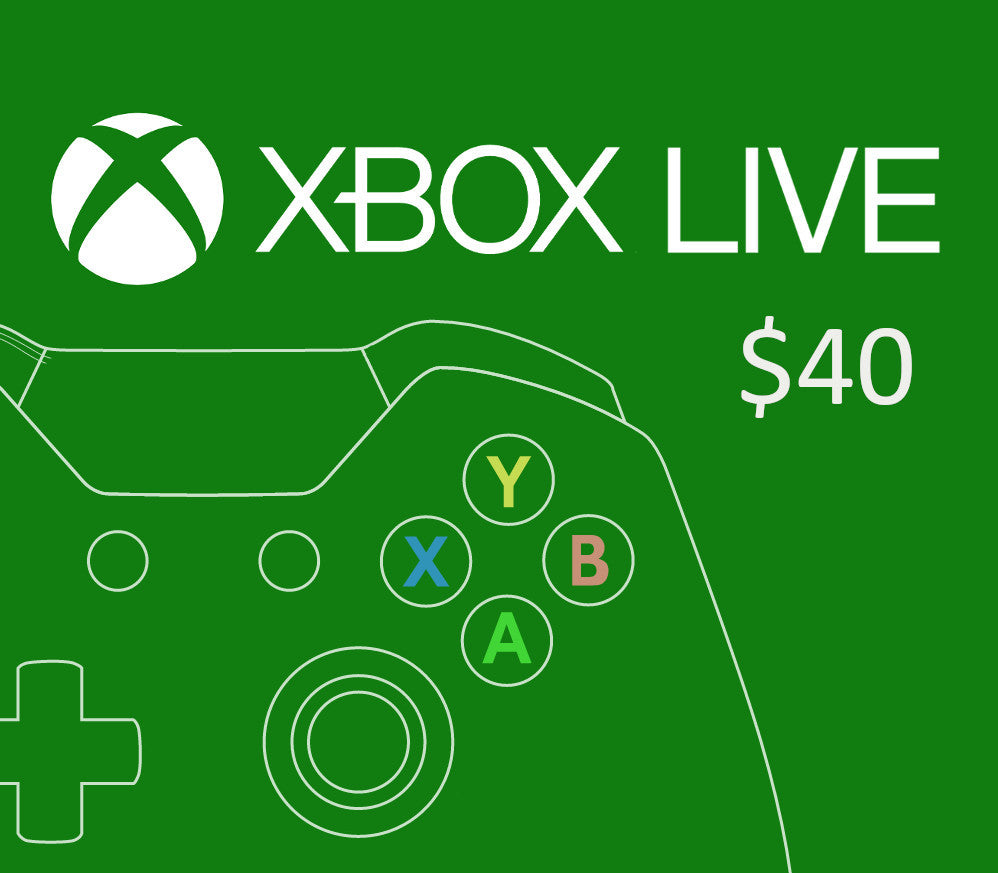 XBOX Live $40 Prepaid Card