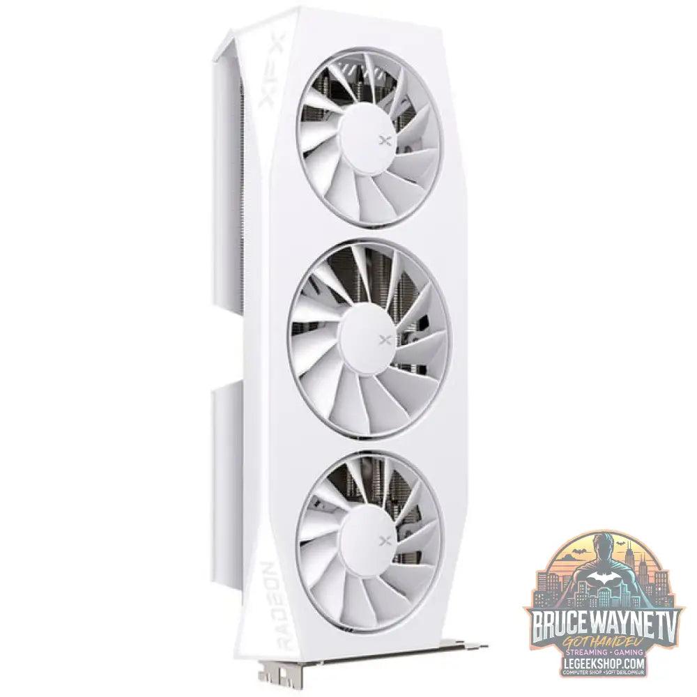 XFX Radeon RX 9060 XT Mercury OC, carte graphique blanc, RDNA4, GDDR6, 2x DisplayPort, 1x HDMI 2.1 - XFX - vue 4