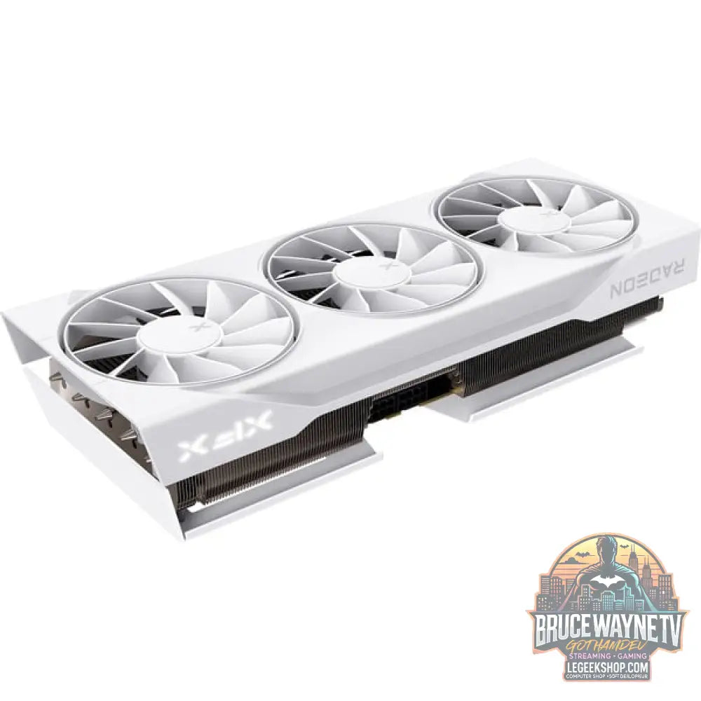 XFX Radeon RX 9070 Swift OC, carte graphique blanc, RDNA4, GDDR6, 3x DisplayPort, 1x HDMI 2.1 - XFX - vue 3