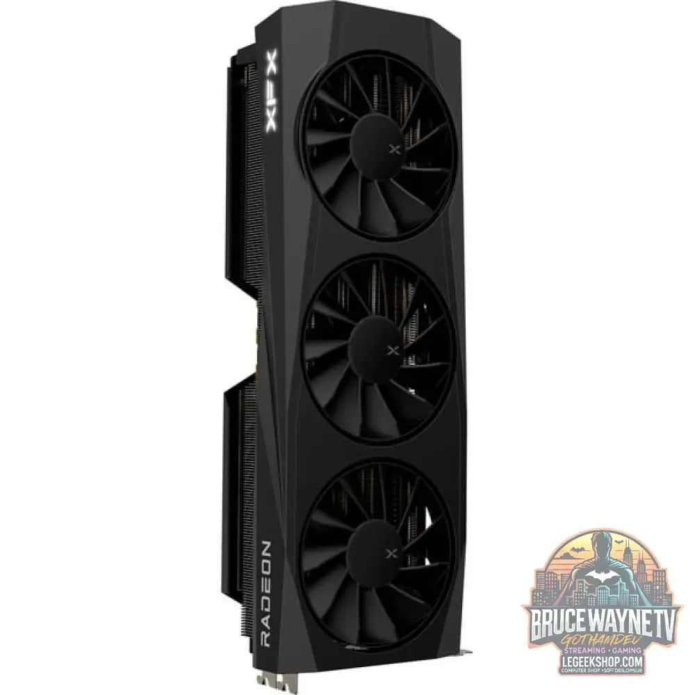 XFX Radeon RX 9070 XT Quicksilver, carte graphique noir, RDNA4, GDDR6, 3x DisplayPort, 1x HDMI 2.1 - XFX - vue 4