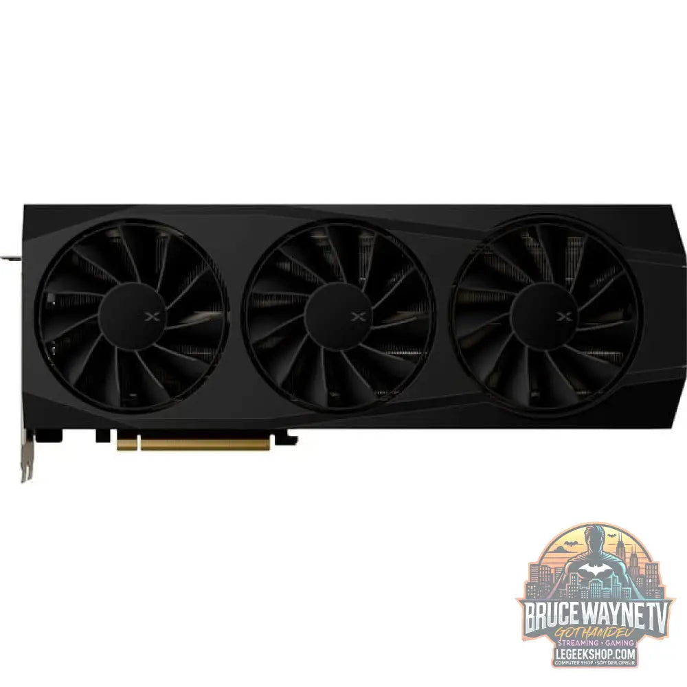 XFX Radeon RX 9070 XT Quicksilver, carte graphique noir, RDNA4, GDDR6, 3x DisplayPort, 1x HDMI 2.1 - XFX - vue 2