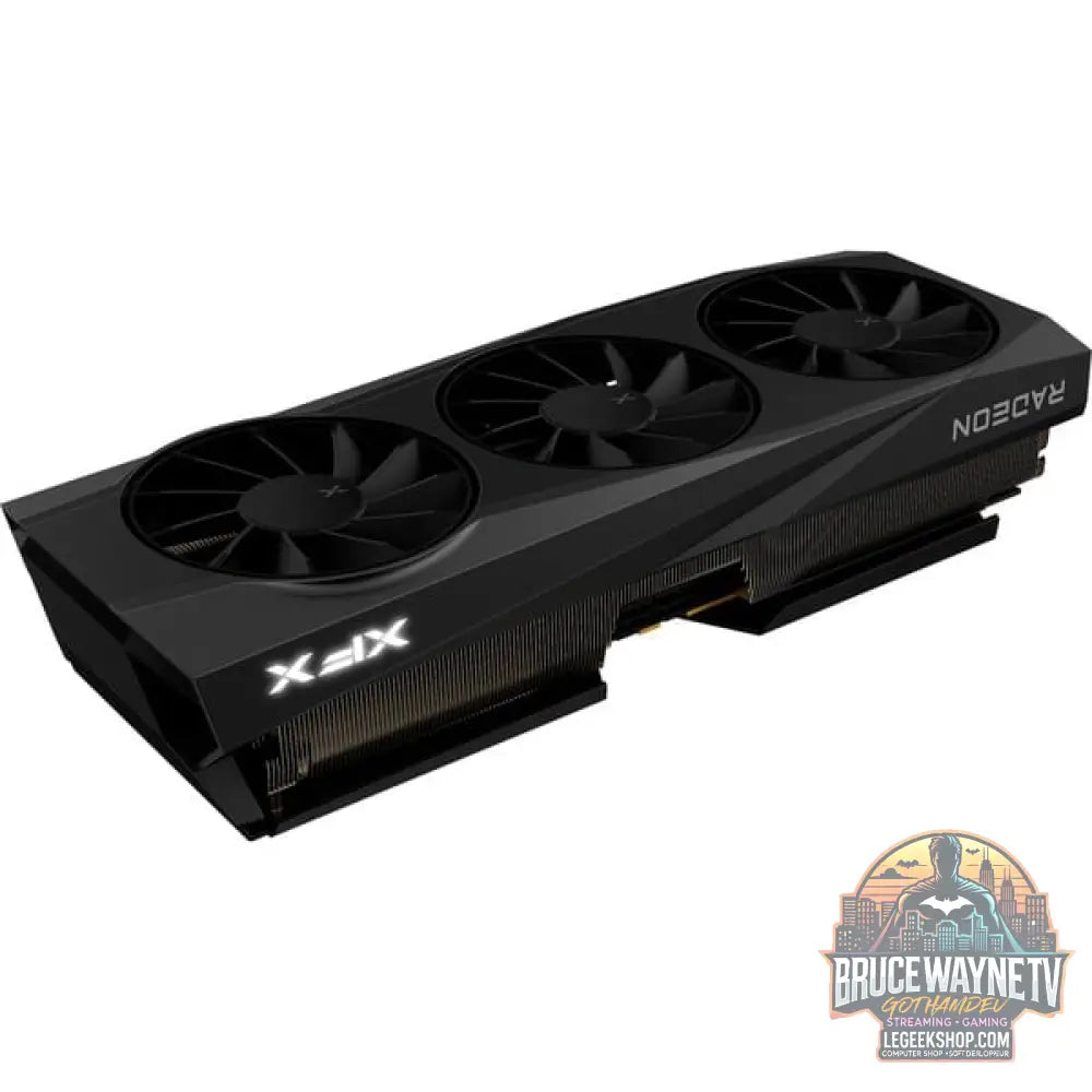 XFX Radeon RX 9070 XT Quicksilver, carte graphique noir, RDNA4, GDDR6, 3x DisplayPort, 1x HDMI 2.1 - XFX - vue 3