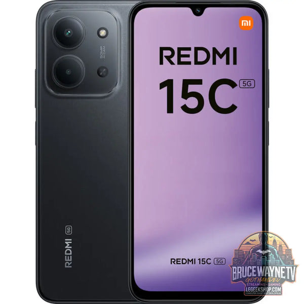 Xiaomi Redmi 15C 5G 128GB, (Midnight Black, Hyper OS, 4 Go) - Xiaomi