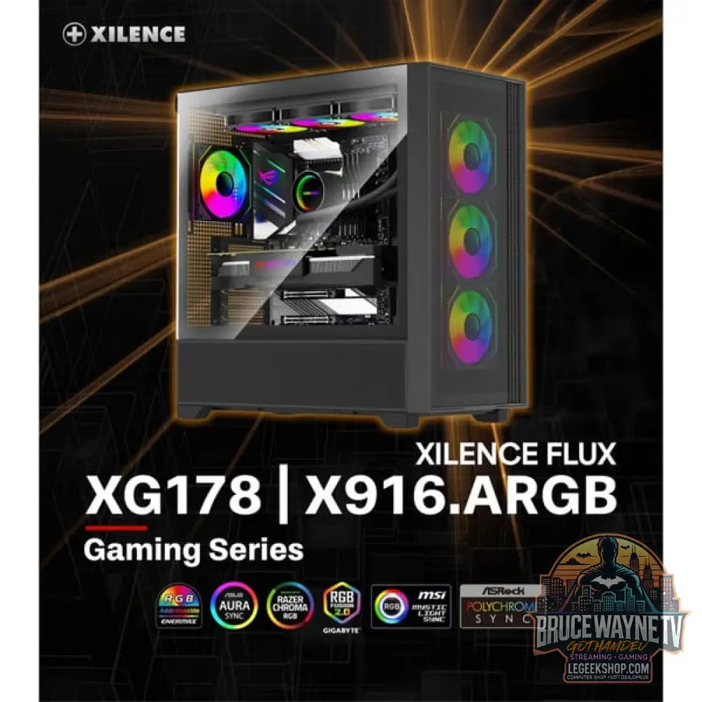 Xilence Flux X916.ARGB, Tower-Gehäuse - Xilence - vue 9