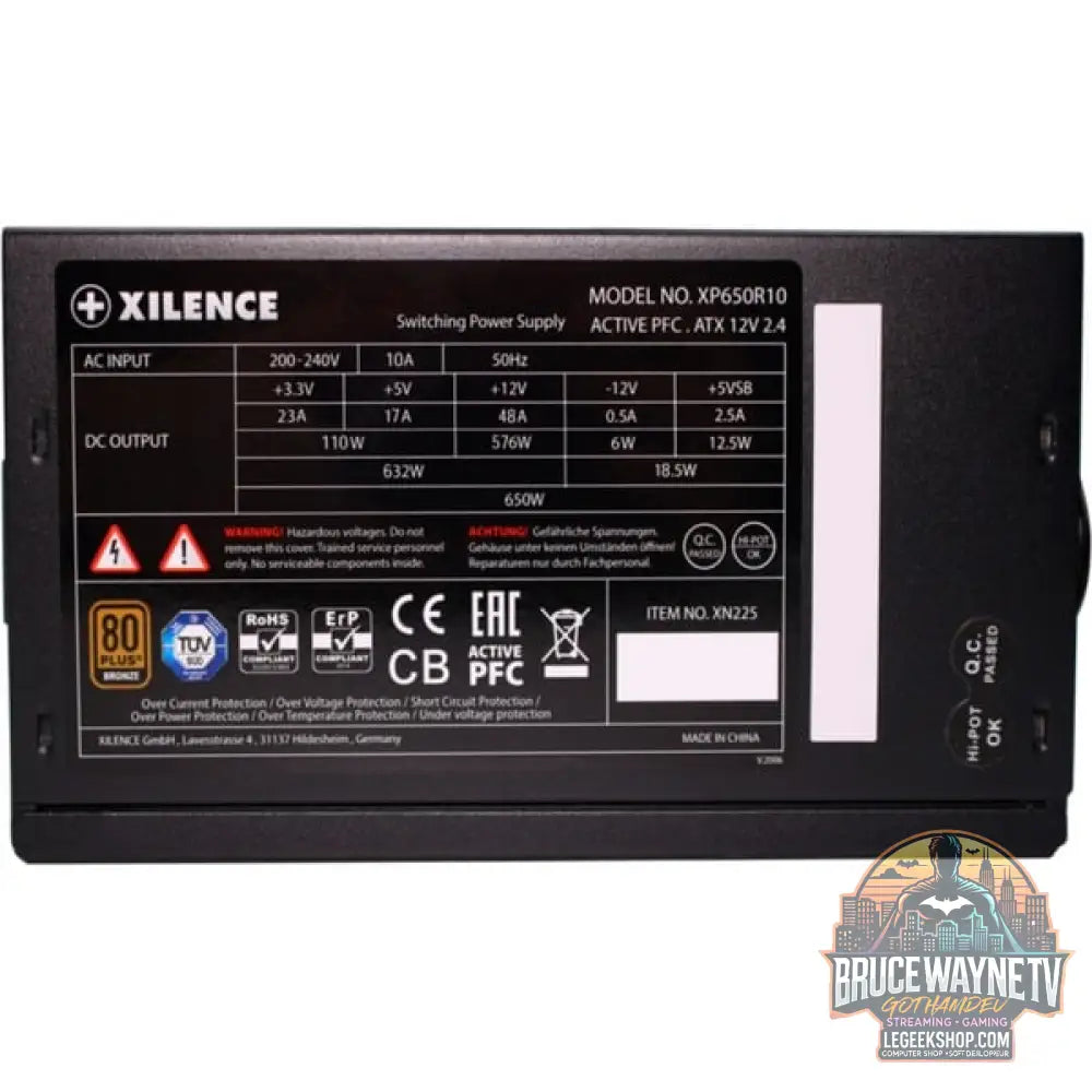 Xilence Gaming Bronze 650W, alimentation PC - Xilence - vue 4
